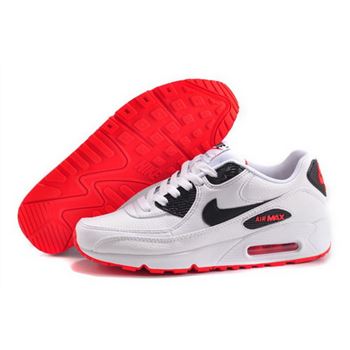 Nike Air Max 90 Mens Shoes Hot White Black Red New Poland